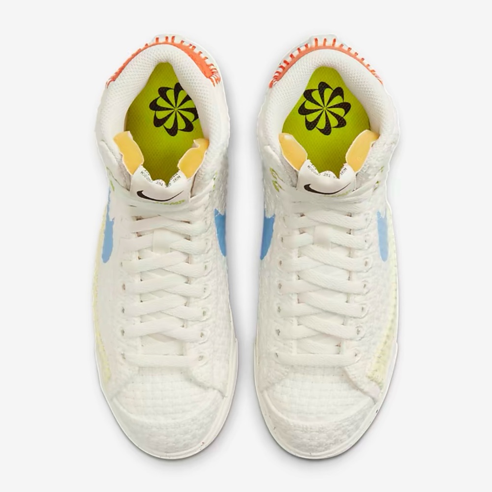 Nike Blazer Mid ‘77 NEXT NATURE Sail/University Blue ‘HEMP’ Men’s sneakers - Picture 11 of 16